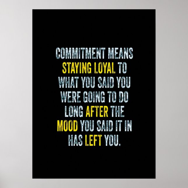 Workout Motivational Poster (Front)