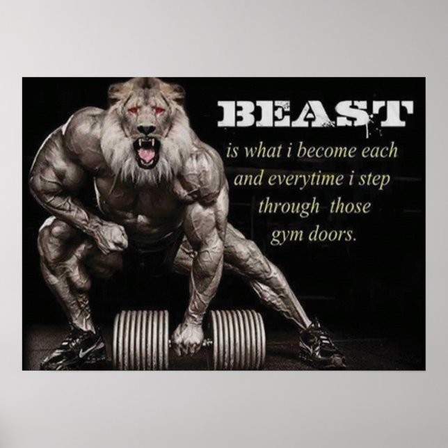 Workout Motivational Poster (Front)