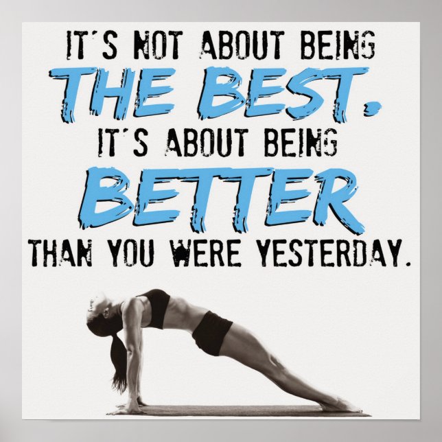 Workout Motivational Poster (Front)