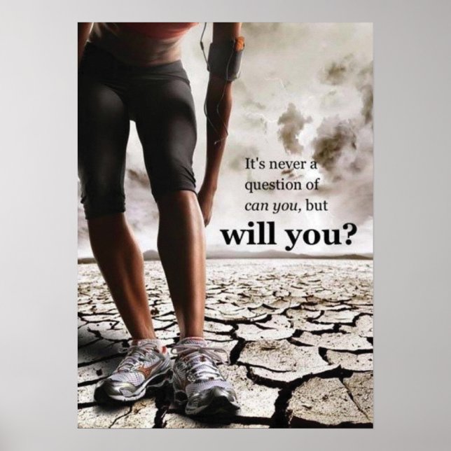 Workout Motivational Poster (Front)