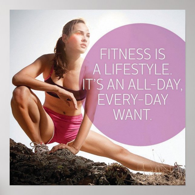 Workout Motivational Poster (Front)