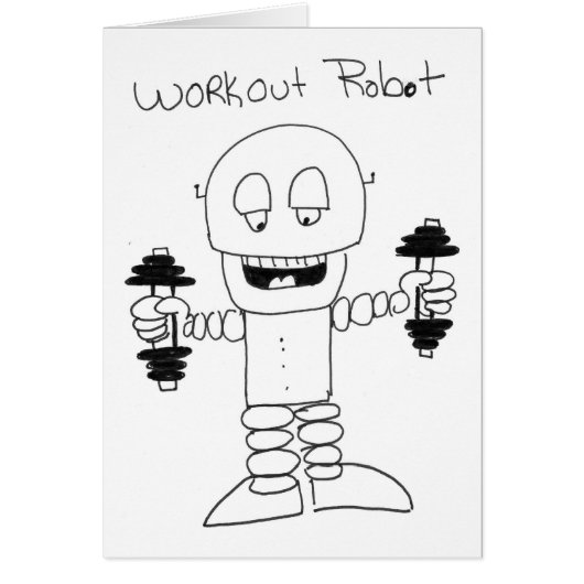 Workout Robot Cards (Front)