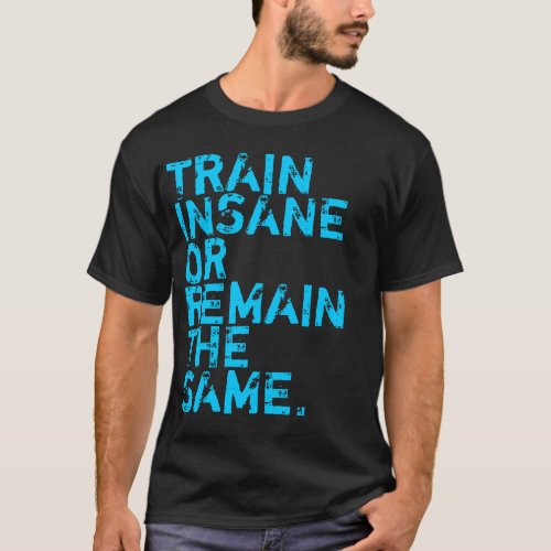 Workout Shirt Train INSANE T_Shirt