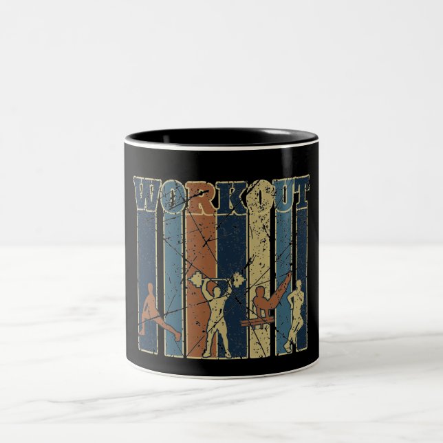 Workout | The best gifts for gym lovers Two-Tone Coffee Mug (Center)