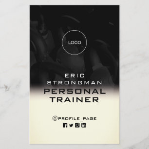 Workout tools personal trainer  flyer