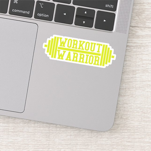 Workout Warrior Sticker (Detail)