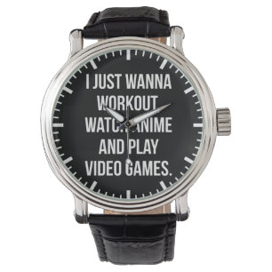 Workout, Watch Anime, Play Video Games - Funny Gym