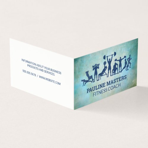 Workouts and Fitness Business Card