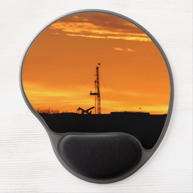 Workover Rig at Sunset Mousepad (Front)