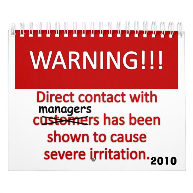 Workplace Humor 2010 Calendar (Cover)