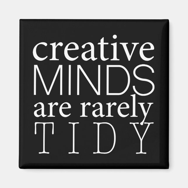 Workplace Humor Square Magnet with Witty Saying (Front)