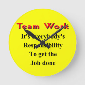 Workplace wall clock