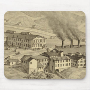 Works of Central Glass Company in West Virginia Mouse Pad