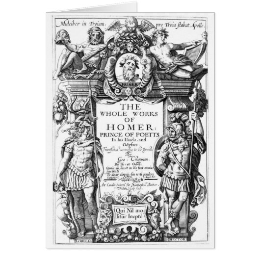 Works of Homer Cards (Front)