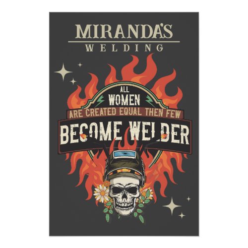 Workshop Crafting Quote Welder Woman Poster