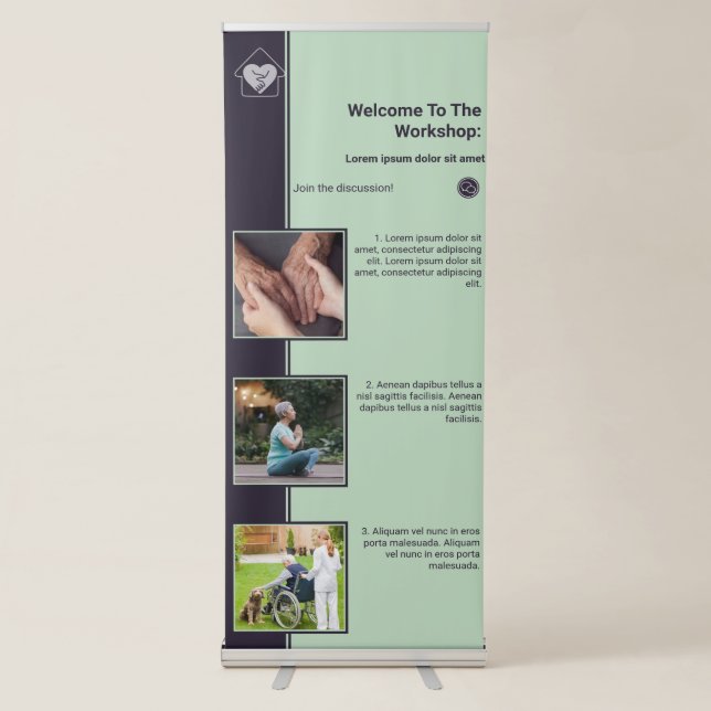 Workshop Elderly Home Care Retractable Banner (Front)