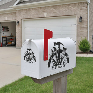Workshop handyman mailbox sticker