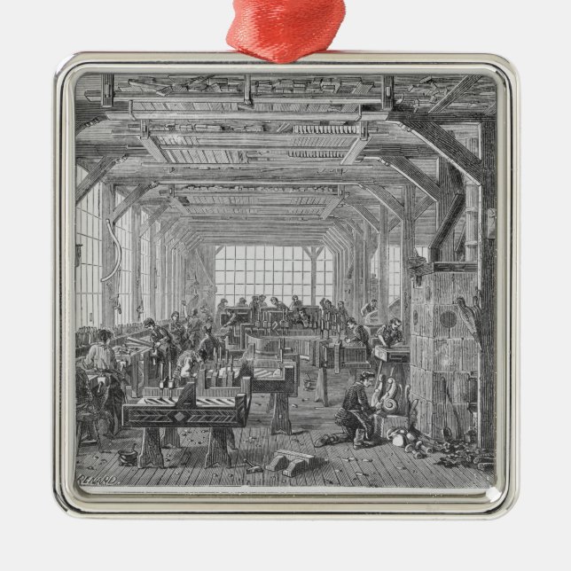 Workshop of Pleyel pianos makers Metal Ornament (Front)