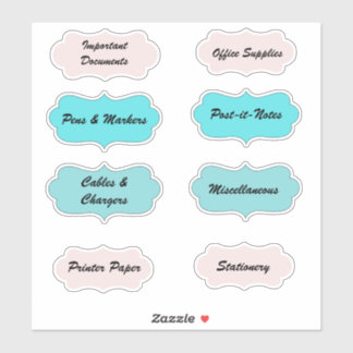 Workspace Office Home Organization Labels