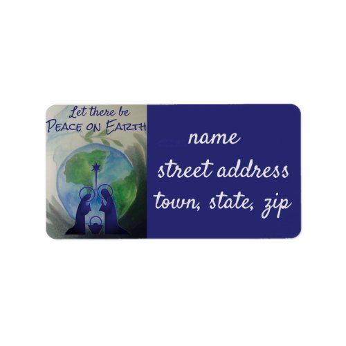 Worl Peace Return Address Label