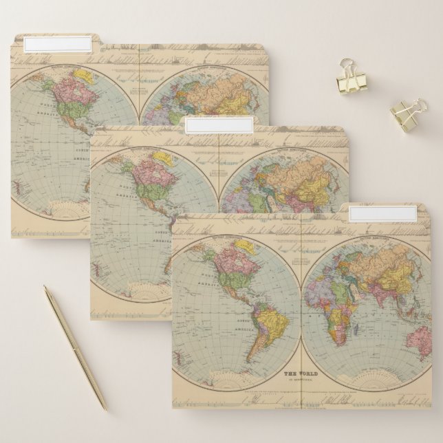 World 11 file folder (Set)