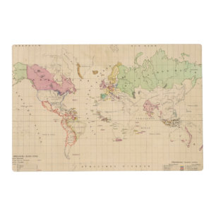 World 2 placemat