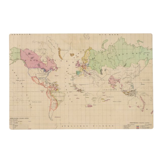 World 2 placemat (Front)