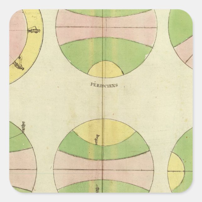 World 2 square sticker (Front)