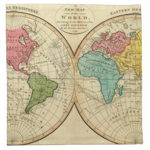 World 3 cloth napkin