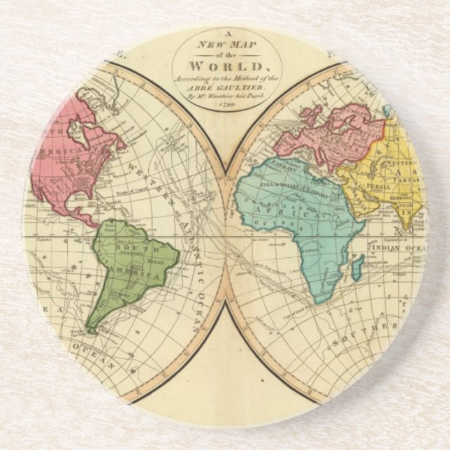 World 3 drink coaster (Front)