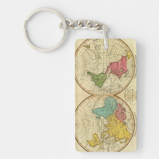 World 3 keychain (Front)