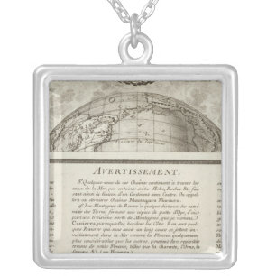 World 3 silver plated necklace