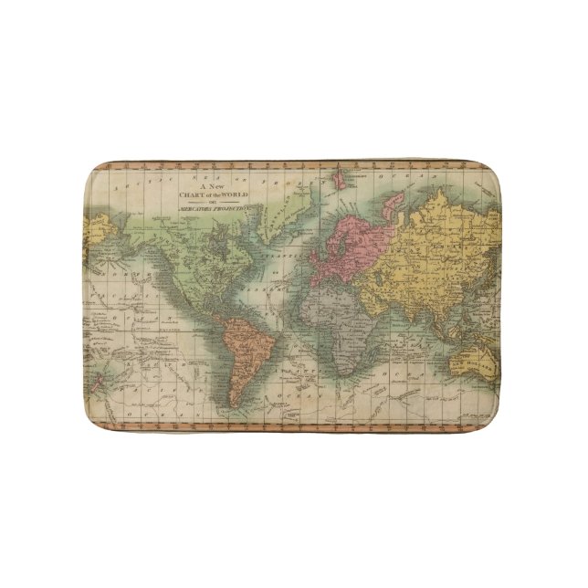 World 4 bath mat (Front)