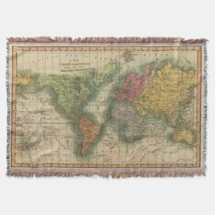 World 4 throw blanket
