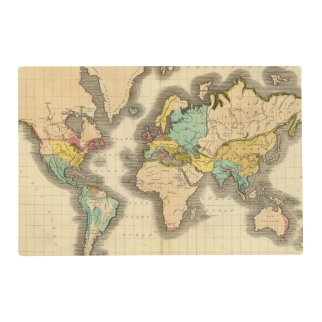 World 6 placemat (Front)