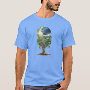 World 6 planet, universe, third planet, global T-Shirt
