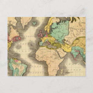 World 6 postcard