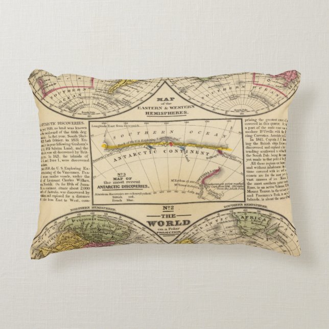 World 7 accent pillow (Front)