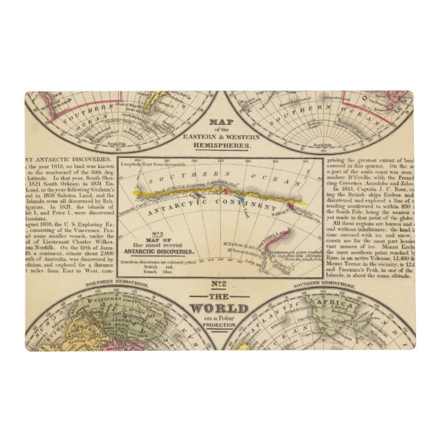 World 7 placemat (Front)