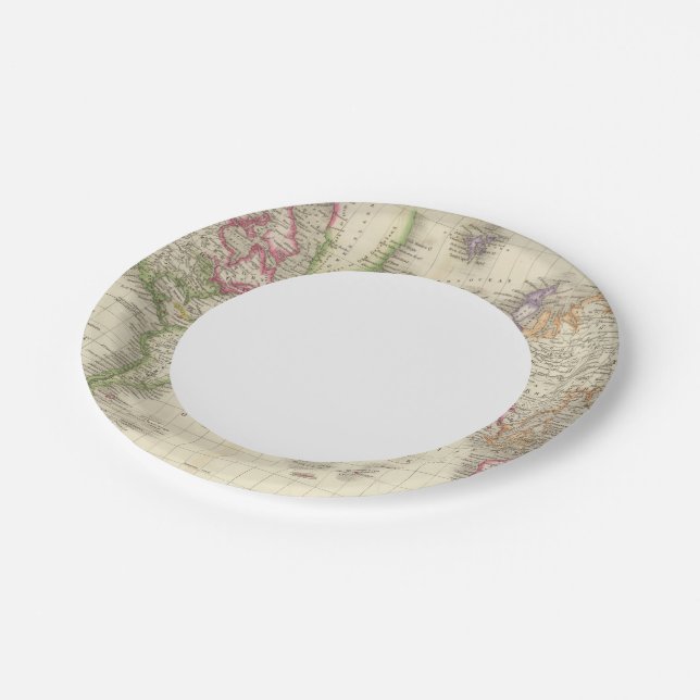 World 9 paper plates (Angled)