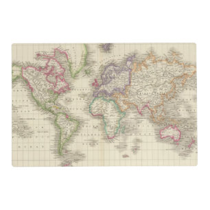 World 9 placemat