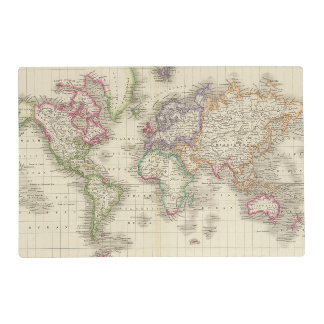 World 9 placemat (Front)
