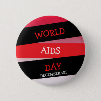 World Aids Day December 1st Button