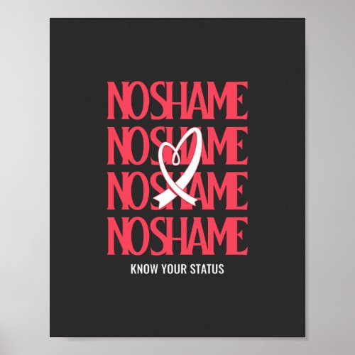 World Aids Day Know Your Status  Poster