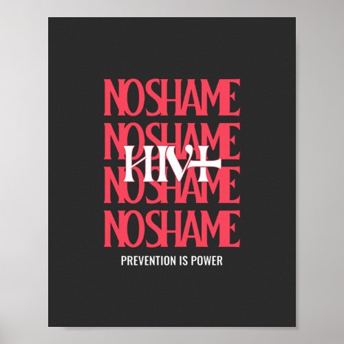 World Aids Day Prevention Is Power  Poster