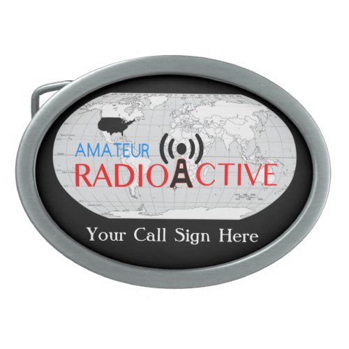 World Amateur Radio Active  Belt Buckle