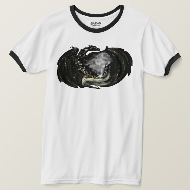 World and Dragon T-Shirt (Design Front)