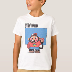 World Animal Day - Lookin' Cool Stay Wild Monkey T-Shirt