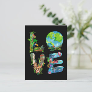 World Animal Day Love Shirt Protection Of Animals Postcard