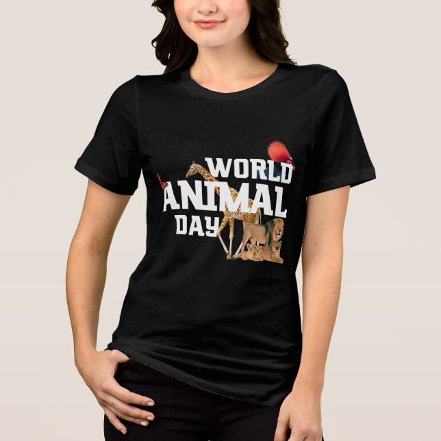 World Animal Day Tshirt (Front)